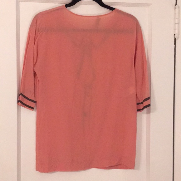 Moschino Cheap & Chic sketch-print silk top XS - Picture 4 of 5